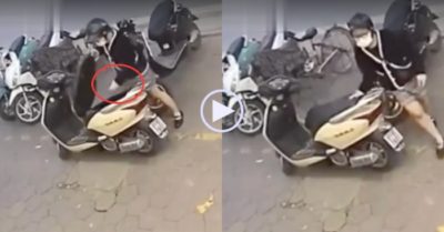 Video: Cô gái cất chìa khóa vào cốp xe