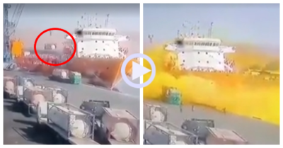 Video: Khoảnh khắc bồn khí độc rơi xuống phát nổ, hơn 260 người thương vong