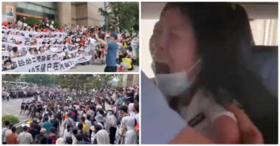 Video dân Trung Quốc ùn ùn đi đòi tiền ngân hàng, bị sốc vì phản ứng của chính quyền