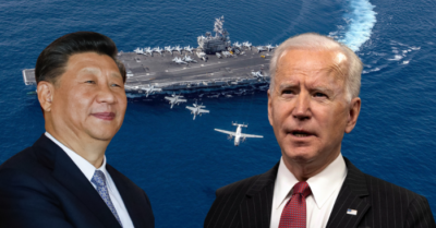 Biden giữ lại tàu sân bay ở Biển Đông để đối phó với Trung Quốc