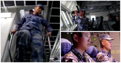 Tàu chiến Trung Quốc và Đài Loan ‘vờn nhau’ trên biển