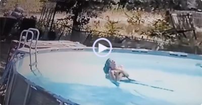 Video: Bé trai 10 tuổi cứu mẹ gặp nguy hiểm do lên cơn động kinh trong bể bơi