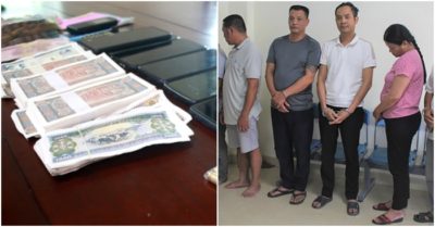 Bắt nhóm đánh bạc trang bị vũ khí nóng, có 3 giáo viên tham gia