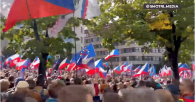 Châu Âu rung chuyển: Người Séc biểu tình lần thứ hai, phản đối trừng phạt năng lượng