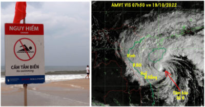 Tin tối 19/10: Không tắm bãi biển từ Quảng Bình đến Quy Nhơn trong 2 ngày; Trung Quốc động đất khi đang họp đảng