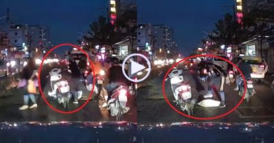Video: Đôi nam nữ dừng xe máy giữa đường giờ cao điểm, làm một việc ý nghĩa
