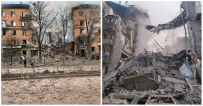 Nga bắn tên lửa vào chung cư Ukraine; Tổng thống Zelenskky thốt lên ‘thật sự tà ác’