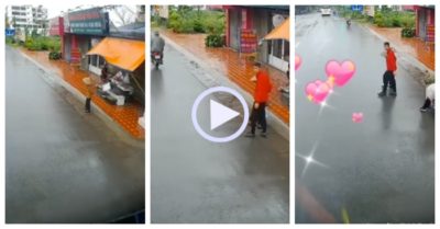 Video: Tài xế có hành động đẹp khi dừng xe dắt cụ bà qua đường