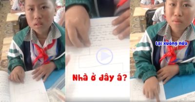 Video: Bé trai mếu máo tả lại con đường đến trường bằng hình vẽ ngoằn ngoèo