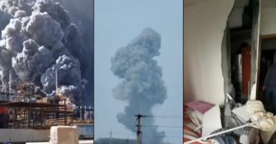 Nổ nhà máy hóa chất quân sự Trung Quốc: Đám mây hình nấm khổng lồ như bom nguyên tử