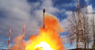 Nga công bố thử nghiệm siêu tên lửa Sarmat lần 2