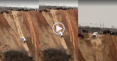 Video: ‘Nín thở’ xem ôtô leo dốc dựng đứng