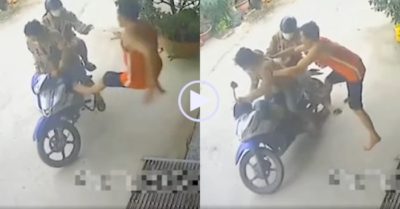 Video: Chủ nhà song phi hạ cặp vợ chồng cướp vàng ngã sõng soài