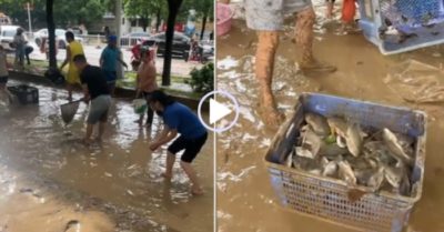 Video: Hàng trăm người dân xuống đường ‘tát mương bắt cá’