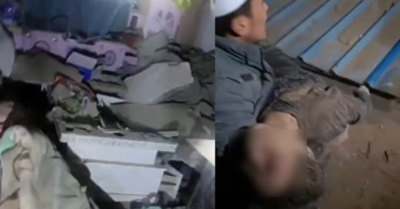 Cảnh quay trong trận động đất khiến 116 người thiệt mạng ở Cam Túc