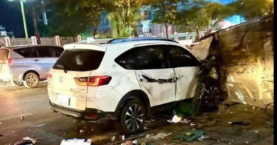 Xe tông liên hoàn ở Hà Nội: Một người tử vong, nhiều nạn nhân bị thương