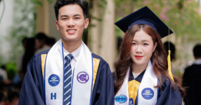 Chị em song sinh tỏa sáng tại trường chuyên