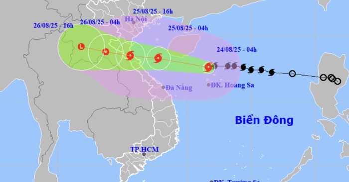 Bão số 5 mạnh cấp 12, giật cấp 15: Nguy cơ đạt cấp 14-16, cảnh báo rủi ro thiên tai cấp 4