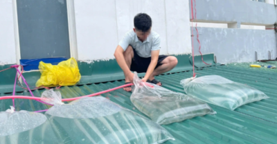 Ba người bị điện giật khi gia cố mái tôn chống bão số 5