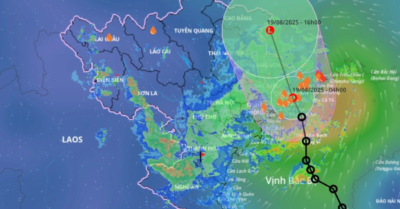 Áp thấp nhiệt đới gây mưa lớn Quảng Ninh
