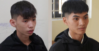 Hai thanh niên giả cảnh sát bị bắt