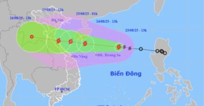 Bão số 5 hướng vào Thanh Hóa – Quảng Trị, cảnh báo mưa đặc biệt to trên 600 mm