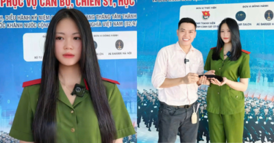 Nữ chiến sĩ Cảnh sát đặc nhiệm gây bão mạng với clip hiến tóc tặng bệnh nhân ung thư