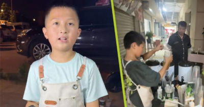 Thần đồng 11 tuổi khởi nghiệp bán trà sữa ở chợ đêm