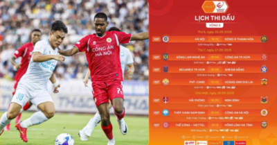 V-League 2025 vòng 5: Nam Định thử thách CAHN trên sân Thiên Trường