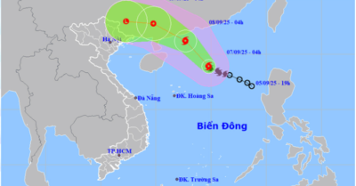 Bão số 7 Tapah mạnh thêm, nguy cơ gây mưa lớn diện rộng ở miền Bắc