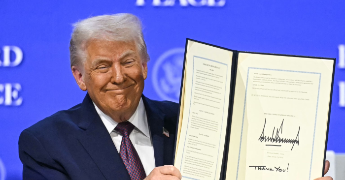 Hội đồng Hòa bình do Trump công bố