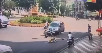 Tài xế ô tô đối mặt án phạt nặng sau tai nạn tại vòng xuyến