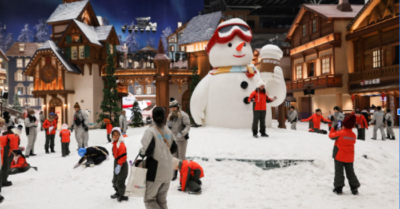 Thượng Hải ghi nhận tuyết rơi dày hiếm thấy sau đợt nắng ấm 20 độ C