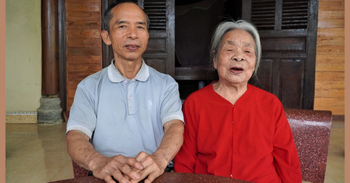 Cụ bà 104 tuổi chia sẻ về lối sống bình dị tại Hà Tĩnh