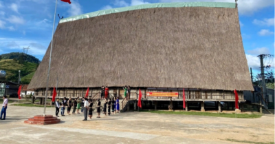 Hỏa hoạn thiêu rụi nhà rông quy mô lớn của người Ba Na ở Quảng Ngãi