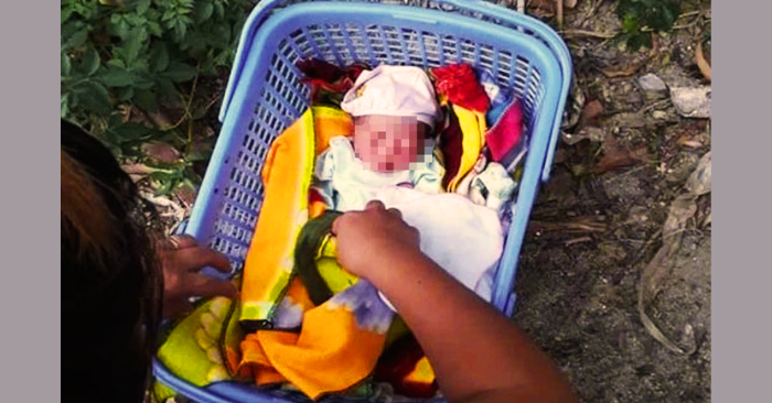 Bé trai sơ sinh bị bỏ rơi cạnh gốc xoài lúc rạng sáng tại Nghệ An