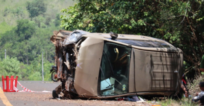 Tai nạn lật xe khiến hai bà cháu tử vong khi qua xã Tân Lợi