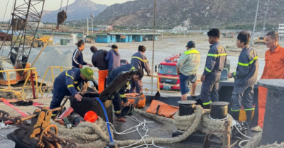 Ba thuyền viên tử vong nghi do ngạt khí tại cảng Cà Ná (Khánh Hòa)