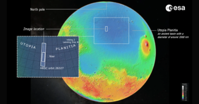 Utopia Planitia: Bí ẩn vùng tối khổng lồ liên tục lan rộng trên bề mặt sao Hỏa`