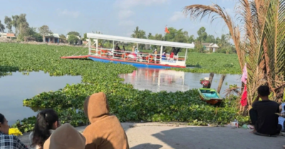 Tây Ninh: Tìm kiếm hai trẻ em mất tích trên sông Vàm Cỏ Tây