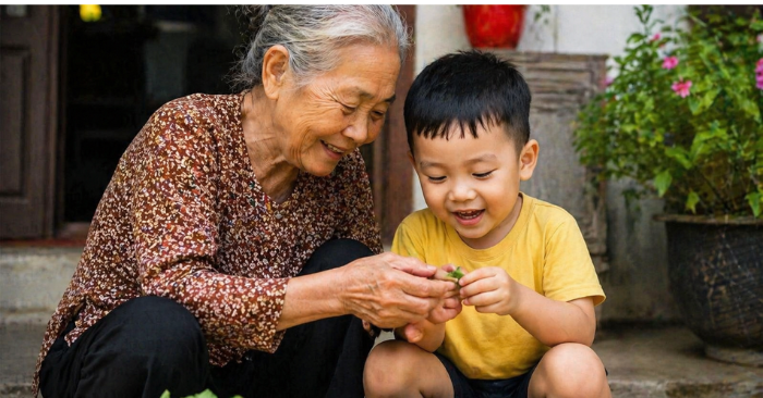 Bất ngờ với 3 đặc điểm của trẻ được ông bà chăm sóc