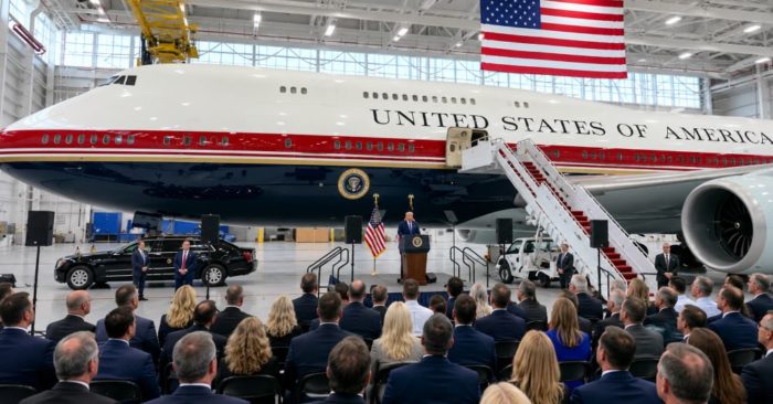 Khám phá chuyên cơ Air Force One do Qatar tặng Tổng thống Trump với nội thất xa hoa và nhiều tiện nghi đặc biệt.