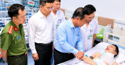 4 giờ giành lại sự sống cho trung tá cảnh sát bị đâm đứt động mạch cổ