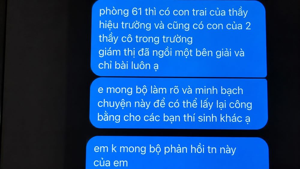 Quảng Trị họp khẩn kiểm tra thông tin phản ánh tiêu cực tại điểm thi sau khi nội dung tố cáo lan truyền trên mạng xã hội.