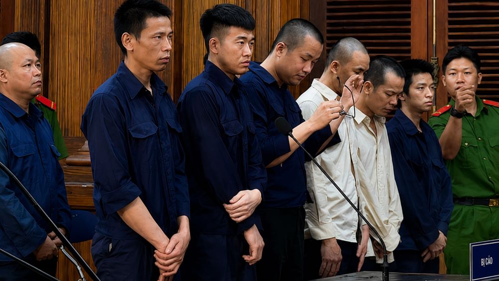 Lập bẫy tuyển dụng, bán nhiều người sang Campuchia: các bị cáo hầu tòa, vụ án phơi bày thủ đoạn lừa đảo xuyên biên giới.