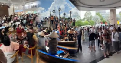 Cảnh tượng không thể tin nổi bến tàu Mỹ Tho đông nghịt khách, tour xuồng ba lá gây sốt dịp hè