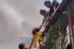 Ba người thoát nạn an toàn trong vụ cháy nhà cao tầng ở Hà Nội
