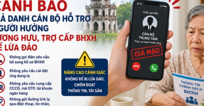 Lịch chi trả lương hưu tháng 8/2026 tại 34 tỉnh, thành