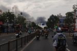 Cháy kho hàng hơn 600m² ở TP.HCM, gần một nửa diện tích bị thiêu rụi