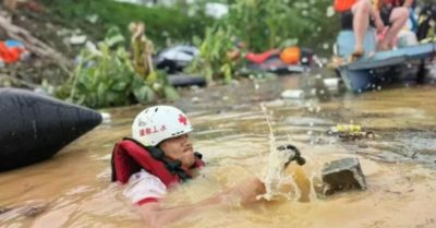 Lũ lớn ở Trung Quốc khiến sư tử chết đuối, hàng nghìn con rắn sổng chuồng